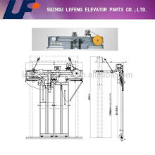 Mitsubishi type car door,center/side opening automatic sliding elevator cabin door, elevator door operator